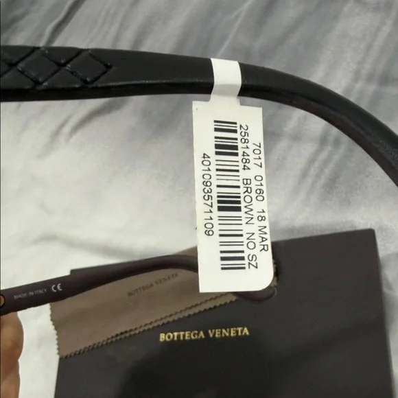 Bottega Veneta Brown Tortoise Shell Eyewear - Picture 3 of 8